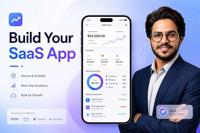 create modern fintech apps for startups agencies and online businesses