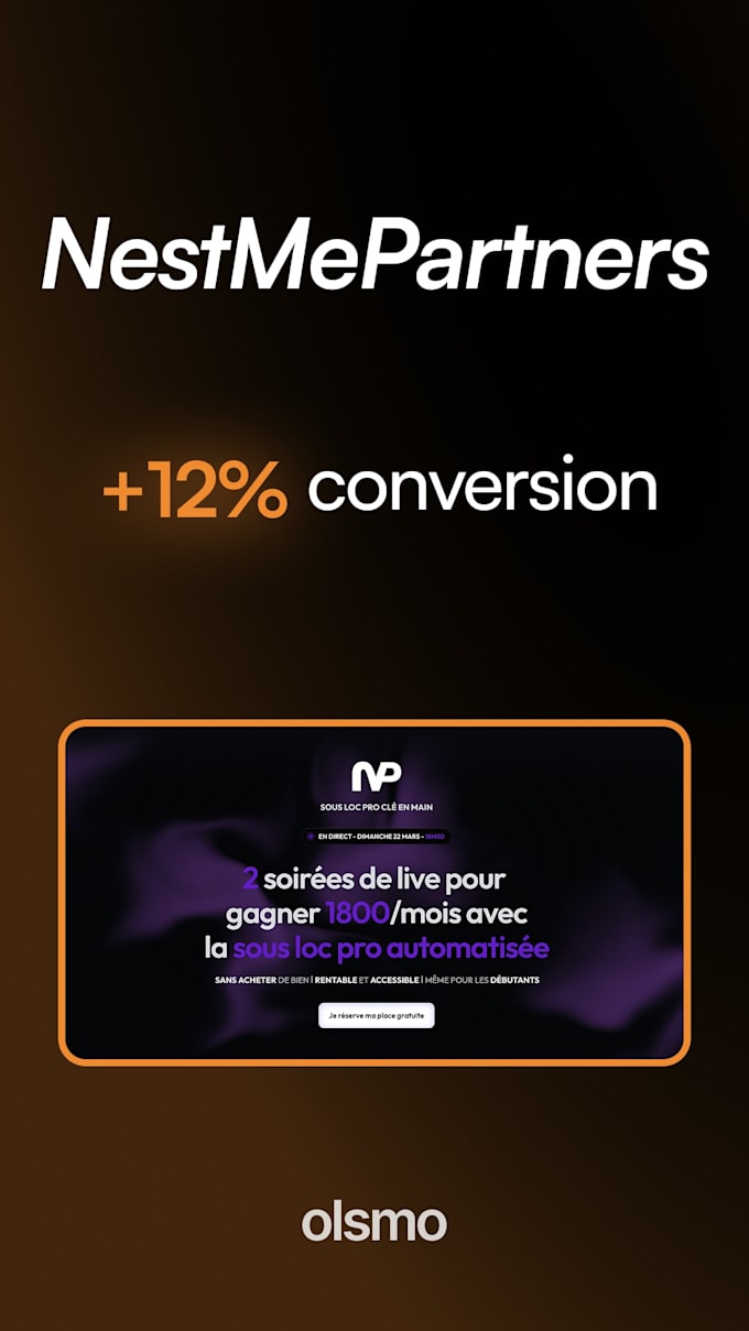 create a landing page