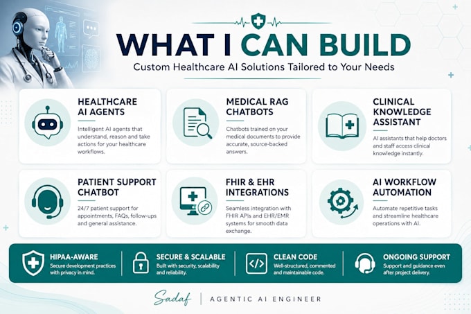 build hipaa aware healthcare ai agent and medical rag chatbot
