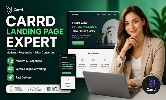 do carrd design carrd landing page carrd website design carrd website redesign