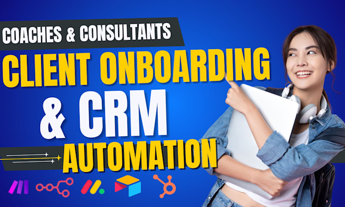 build a client onboarding follow up CRM automation using make com n8n airtable