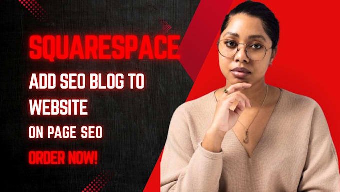 do SEO blog to squarespace website wix site wordpress elementor website