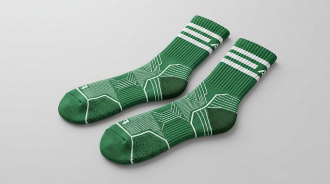 design 3d socks mockup, 3d socks render, 3d textile, 3d glove mockup, 3d mockup