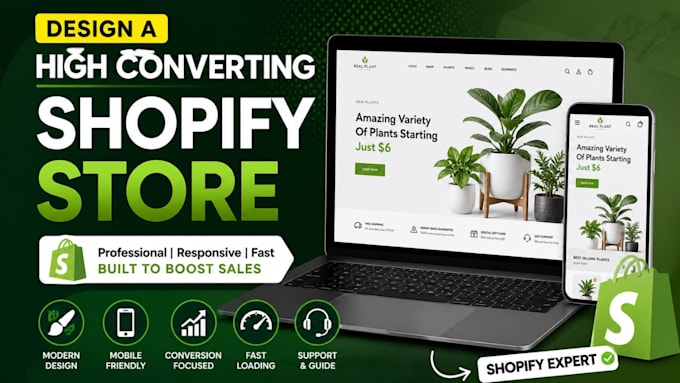 design a high converting shopify store