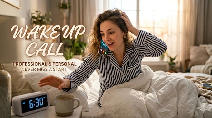 be your personal wake up call vertual assistance and reminder