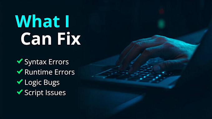 fix python bugs,errors,debug and optimize your code professionally