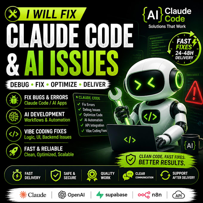 fix claude code, debug ai apps, and resolve vibe coding issues fast