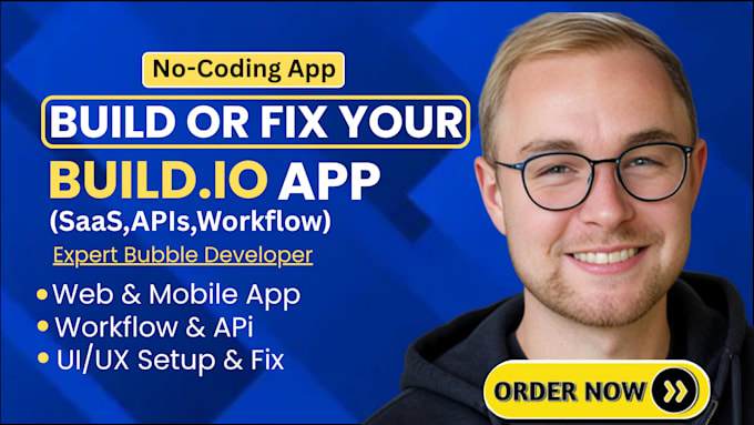 build your bubble io web app, mvp, or saas website