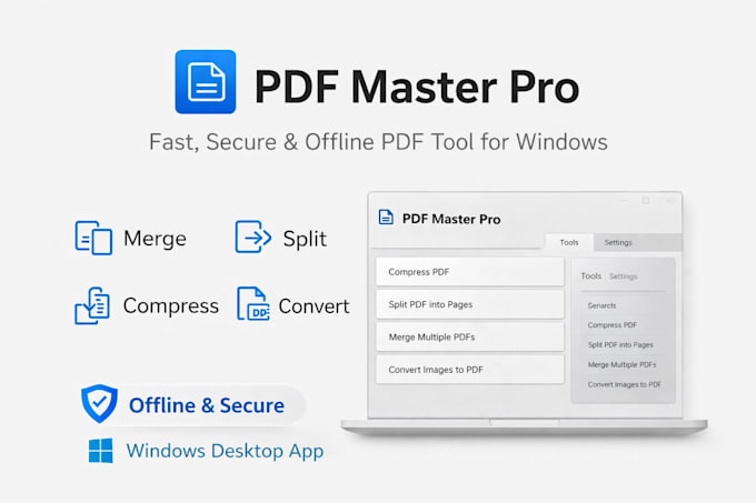 offer a professional offline PDF tool for windows