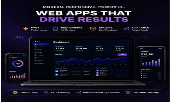 develop high performance sveltekit web apps with modern UI and full stack