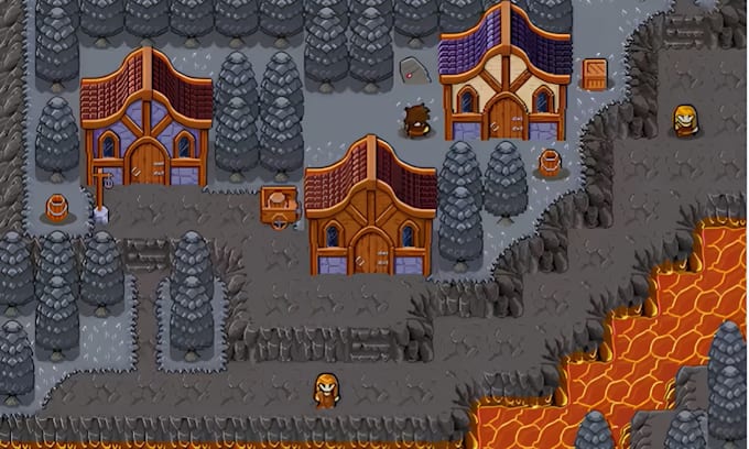 do 2d pixel art background tileset pixel art scene pixel art wallpaper landscape