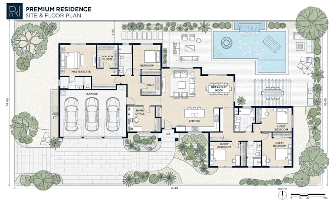 draw site plan, plot plan, floor plan of your property for city permit very fast
