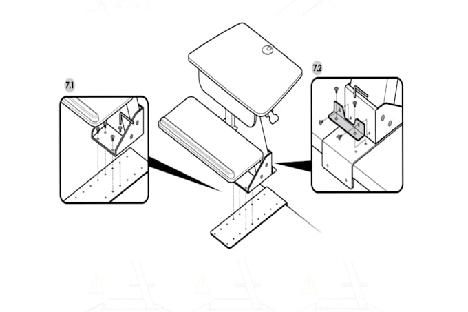 create assembly instruction manual for your product
