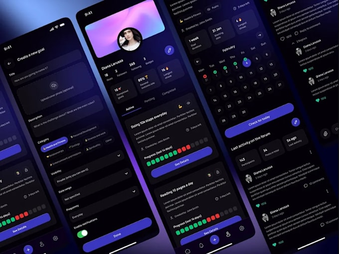 develop self improvement app, ai skill development app goal tracking mobile app