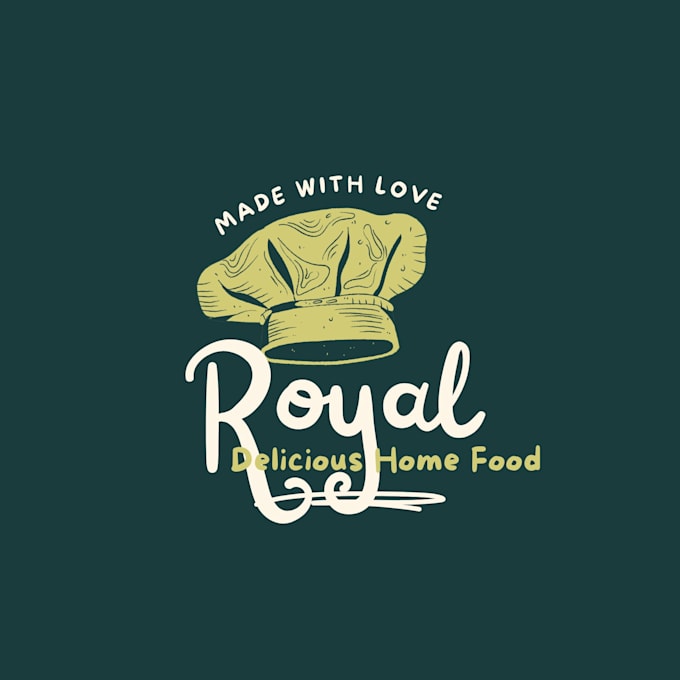 design luxury 3d restaurant logo with mockup
