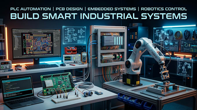 develop plc automation industrial pcb robotics control and embedded systems