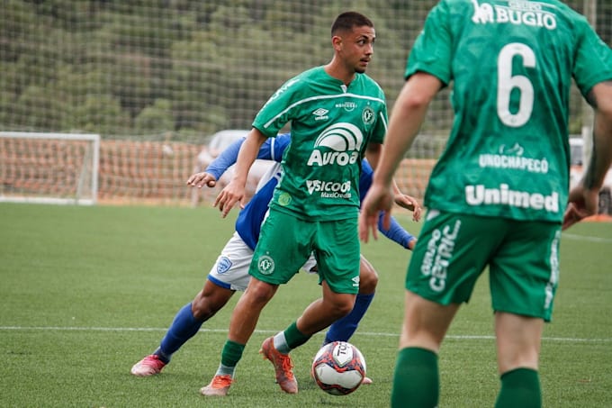 record professional soccer video or athlete coaching