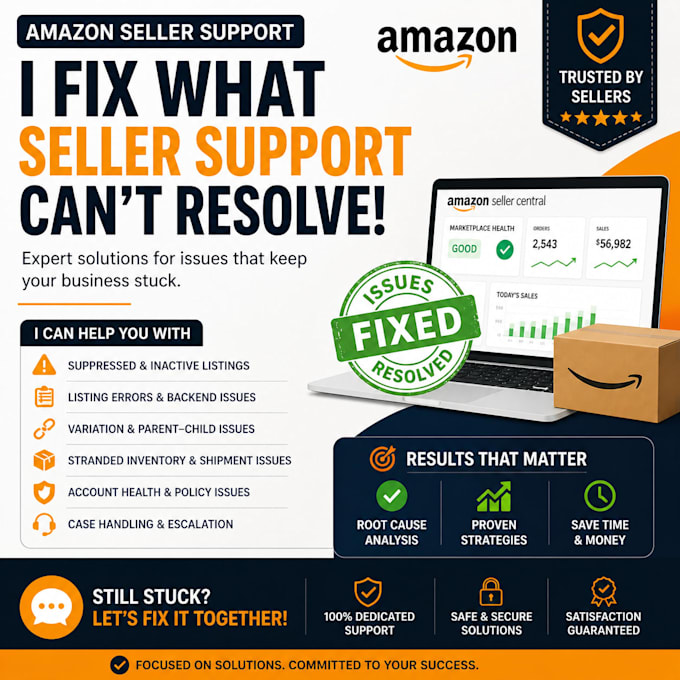 fix your suppressed amazon listing, variation errors, and seller central