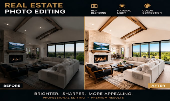 edit real estate photos with flambient and hdr blending