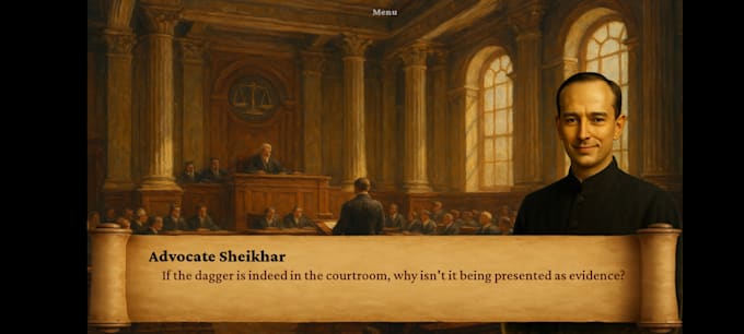 create an original visual novel game that hooks players
