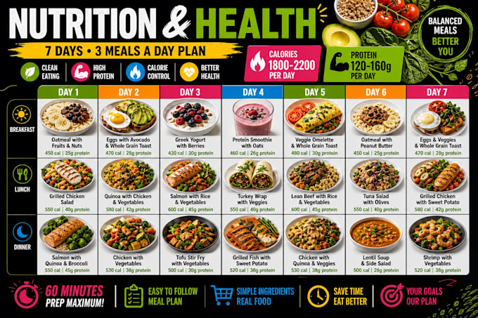 create a personalized workout plan and nutritional plan for your goals