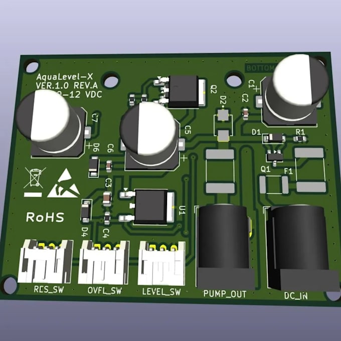 design raspberry pi cm5 carrier board with full schematic design and 4 layer pcb