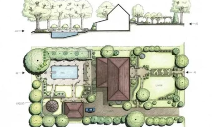 design professional site plan plot plan landscape layout