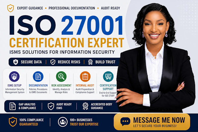 deliver iso 27001 certification, isms documentation, risk assessment and audit