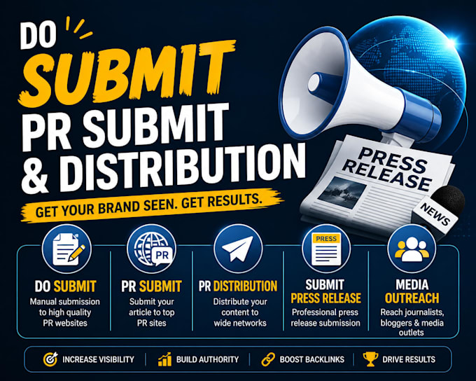 do submit pr submit article pr distribution submit press release media outreach