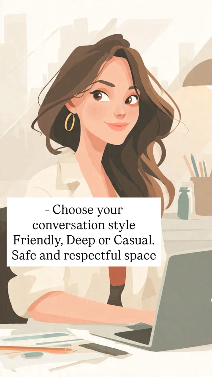 provide daily conversation support with empathy and care