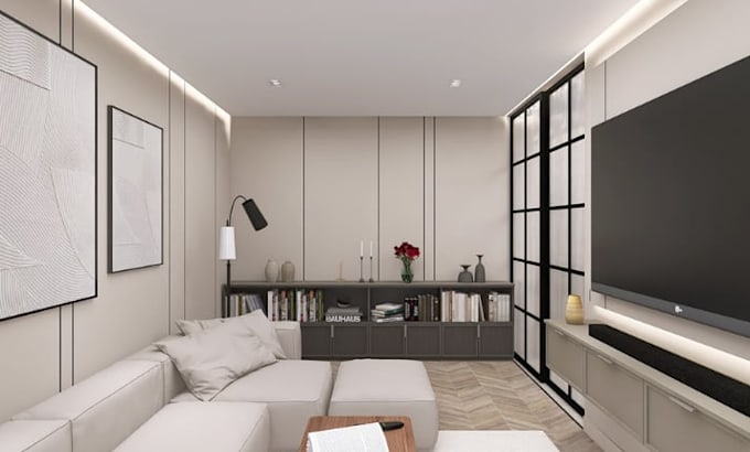 do 3d architectural interior design using homestyler, corona render, 5d planner