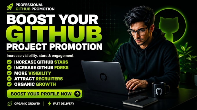 do organic github promotion to stars fork repo traffic do organic github