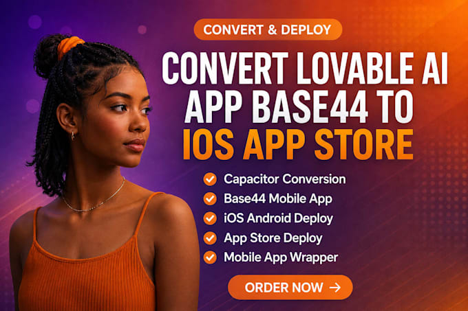 convert lovable ai app base44 to ios app store android pwa capacitor conversion