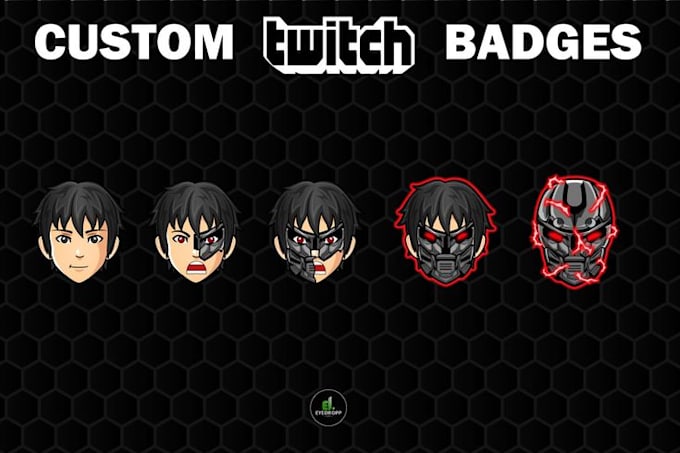 create custom twitch sub badges, emotes, and bit badges for streaming