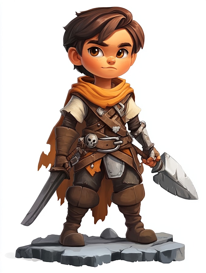 draw 2d game character or 2d game character