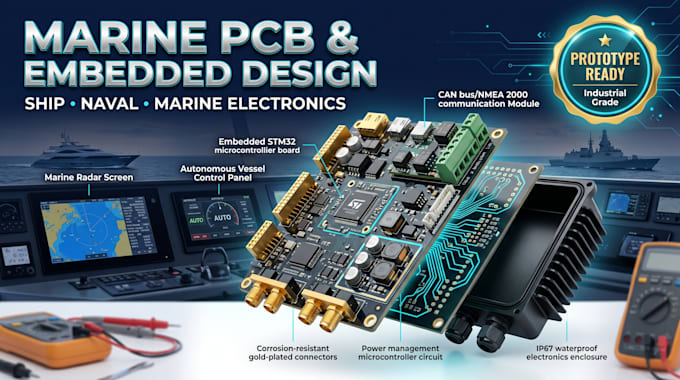 design marine pcb and embedded electronics for ship and naval system