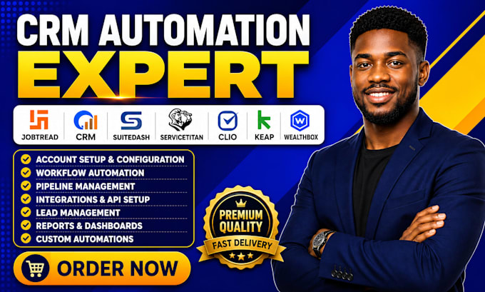 jobtread crm suitedash servicetitan clio automation  keap twilio integration