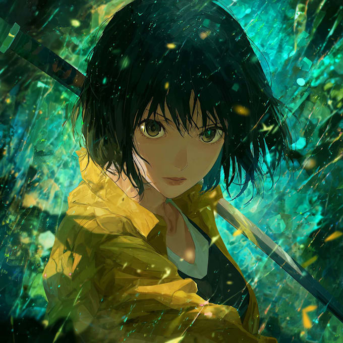 drawing anime artwork illustration with high quality
