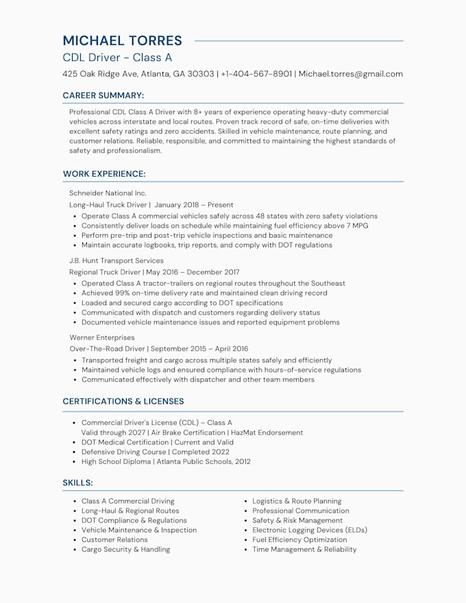 write your resume or touch it up