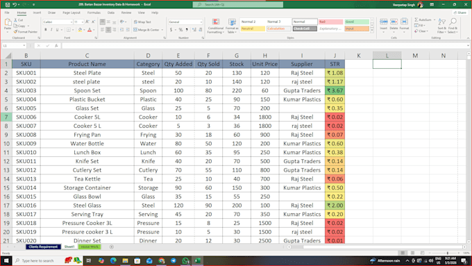 clean, format, merge, spilt excel data