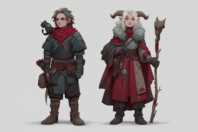 dnd character art and dnd character art