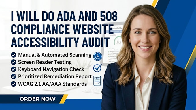 do ada and 508 compliance website accessibility audit