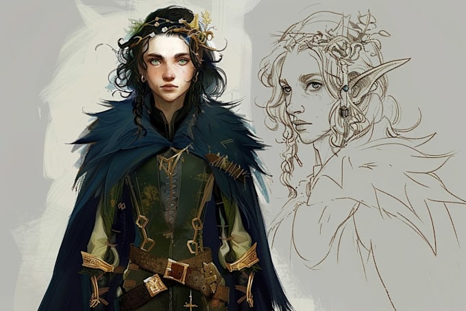 create fantasy character design