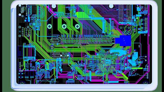 do circuit schematic pcb design, pcb layout