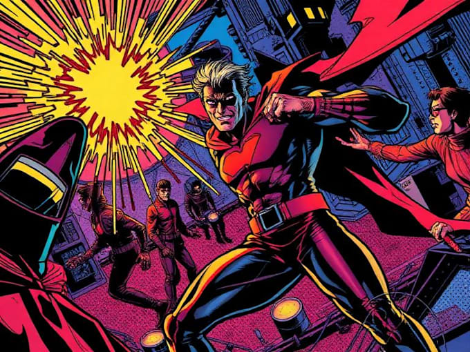 draw your full color comic book