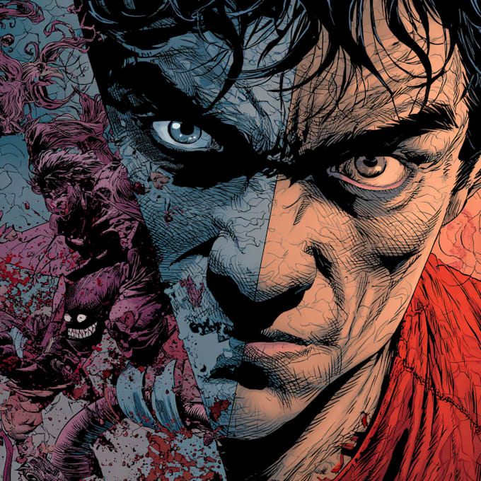 comic book illustration with comic book illustrator