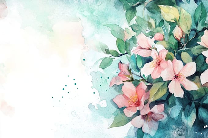 do a watercolor illustration