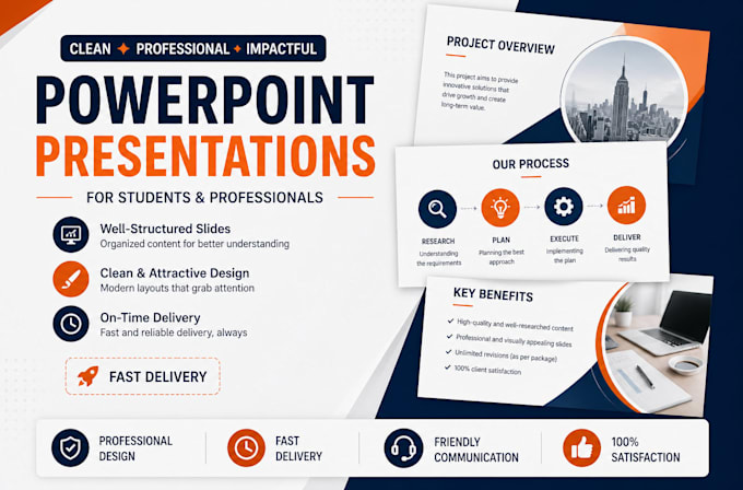 create professional and modern PPT design
