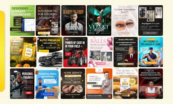 design meta ads creatives for facebook and instagram