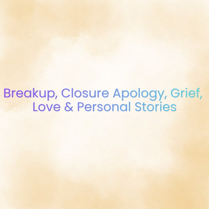 write a powerful emotional letter, poem, or message for you